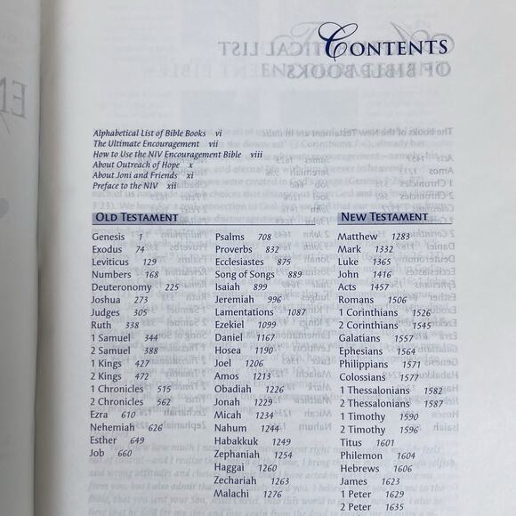 The Encouragement Bible Dave Dravecky's Outreach of Hope Bonded Leather - Picture 9 of 14